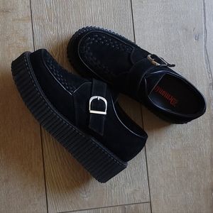 Demonia Vegan Suede Platform Creepers